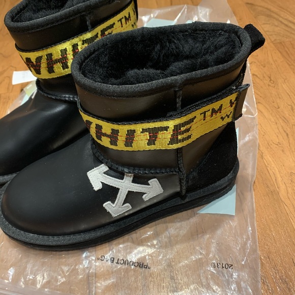 off white winter boots